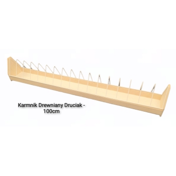 Karmnik drewniany druciak - 100 cm